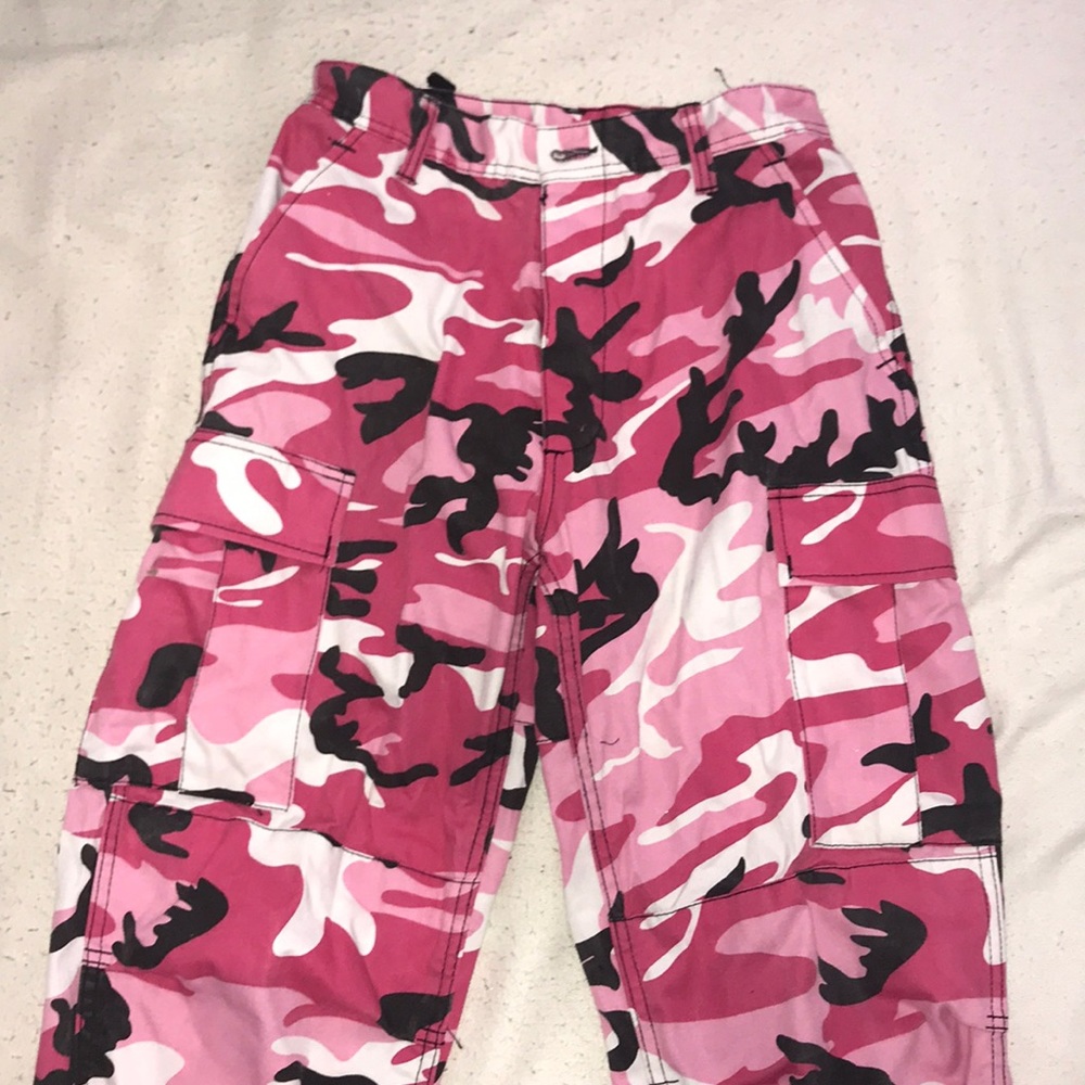 Pink Cargo Pants